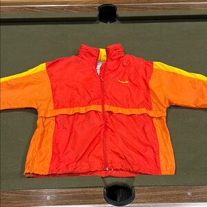 Reebok Red and Orange Puffer Jacket